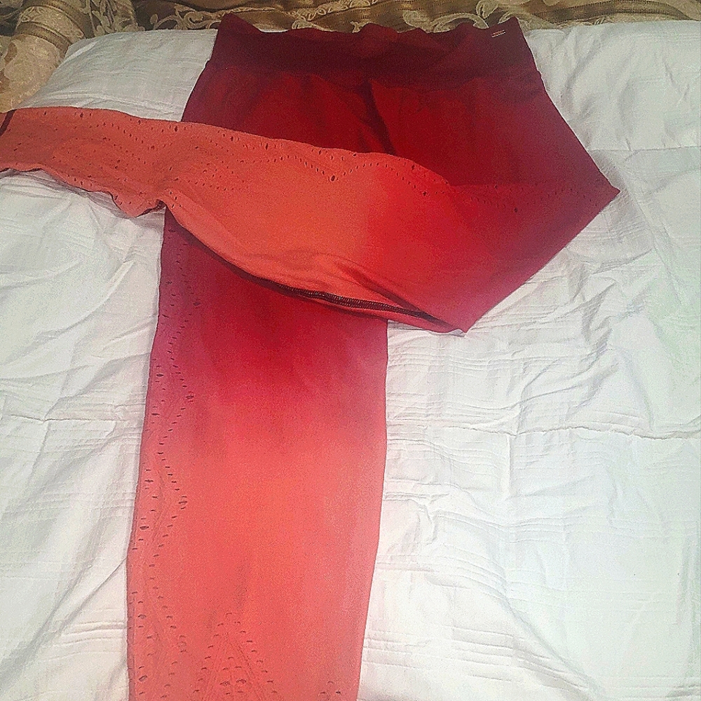 2 Pink workout pants